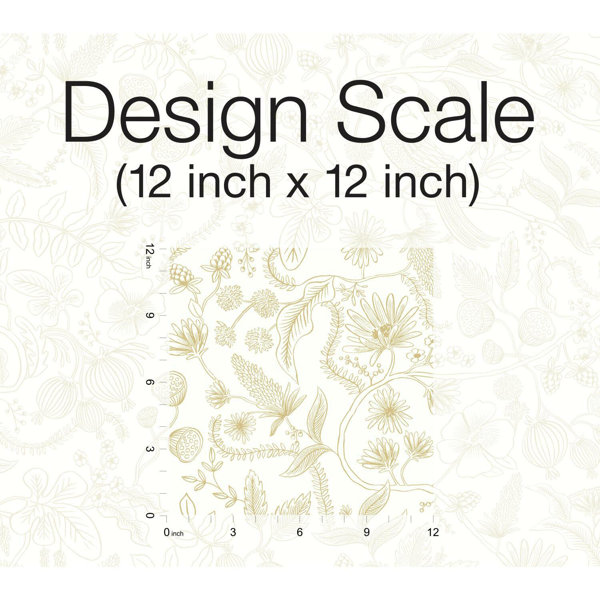 Rifle Paper Co. Aviary 20' L x 27" W Peel and Stick Wallpaper Roll